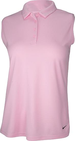 Nike Women's Dri-FIT Victory Solid Sleeveless Golf Shirts - Previous Season Style - ON SALE