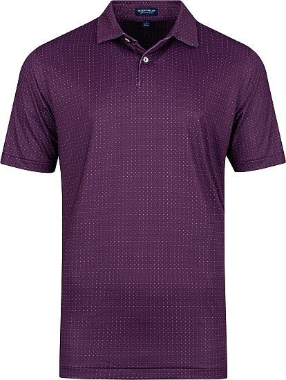 Peter Millar Crown Crafted Lloyd Dot Geo Performance Jersey Golf Shirts ...