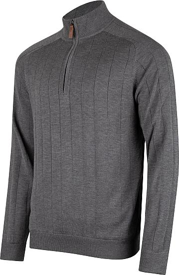 FootJoy Drop Needle Lined Half-Zip Golf Sweaters - FJ Tour Logo Available