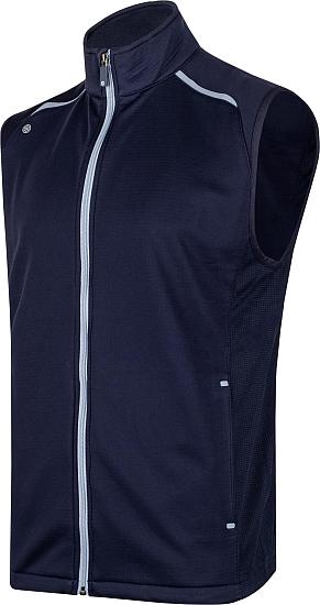 FootJoy ThermoSeries Fleece Back Full-Zip Golf Vests - FJ Tour Logo Available