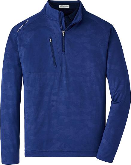 Peter Millar Verge Logo Camo Performance Quarter-Zip Golf Pullovers - ON SALE