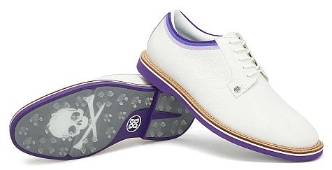 G/Fore Gallivanter Pebble Leather Grosgrain Spikeless Golf Shoes