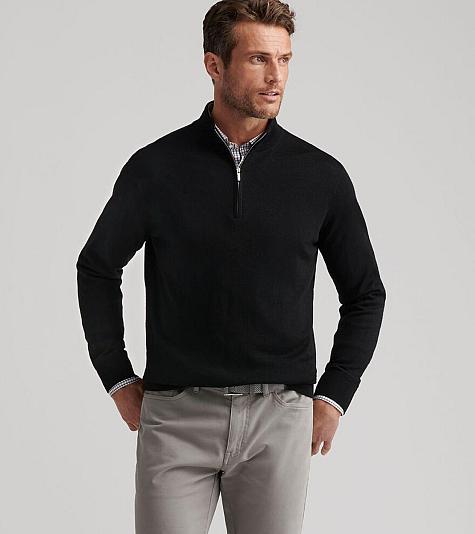 Peter Millar Crown Autumn Crest Quarter-Zip Golf Pullovers