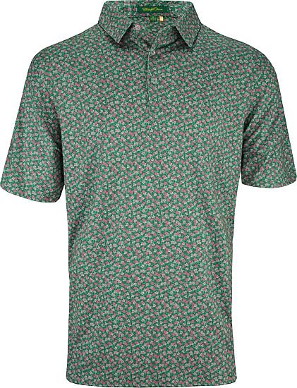 Straight Down Rae's Creek Golf Shirts