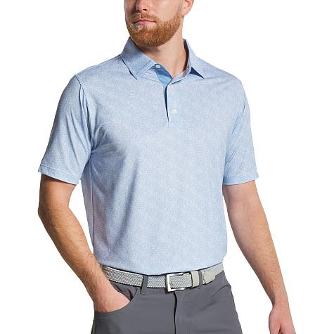 FootJoy Speckle Lisle Print Golf Shirts - Athletic Fit