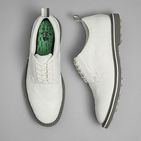 G/Fore Gallivanter Embossed Skull & Tees Leather Golf Shoes