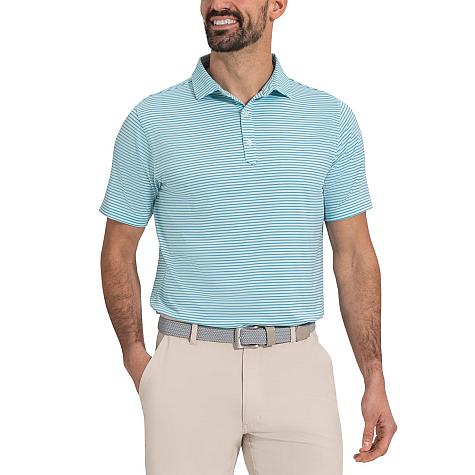 FootJoy Smooth Stripe Lisle Golf Shirts - Athletic Fit