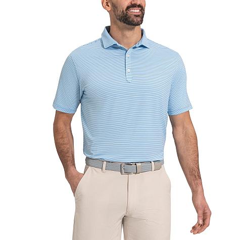 FootJoy Smooth Stripe Lisle Golf Shirts - Athletic Fit