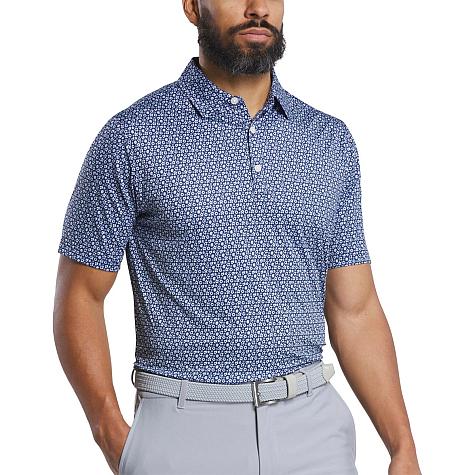 FootJoy Floral Lisle Golf Shirts - Athletic Fit