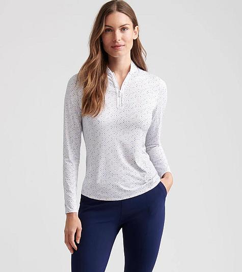 Peter Millar Women's Final Touch Lightweight Long-Sleeve Zip Sun Shirts
