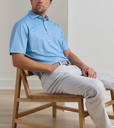 Peter Millar Magnolia Performance Jersey Golf Shirts