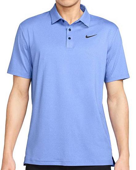 Nike Dri-FIT Tour Heathered Left Chest Logo Golf Shirts