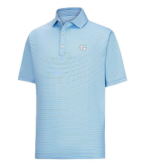FootJoy Smooth Stripe Lisle Golf Shirts - UNC