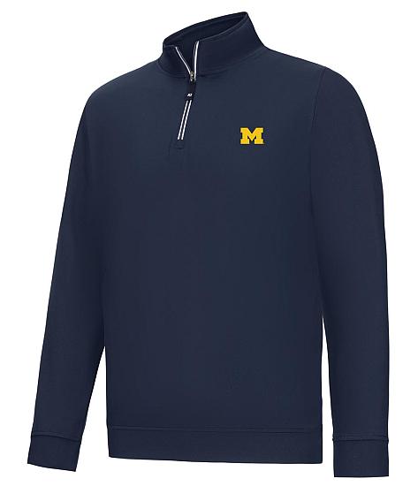FootJoy Approach Quarter-Zip Golf Pullovers - Michigan