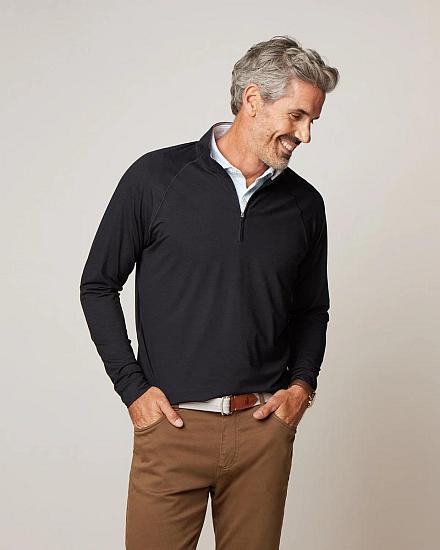 johnnie-O Freeborne Performance Quarter-Zip Golf Pullovers