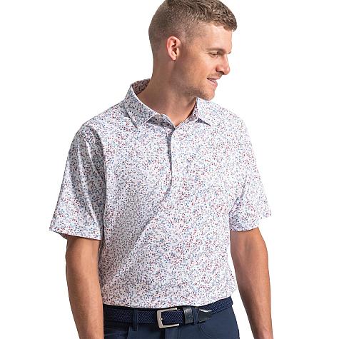 FootJoy Watercolor Floral Print Pique Golf Shirts
