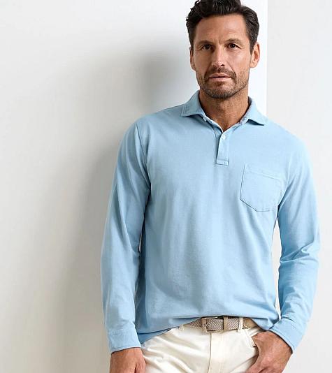 Peter Millar Everyday Pique Long Sleeve Golf Shirts