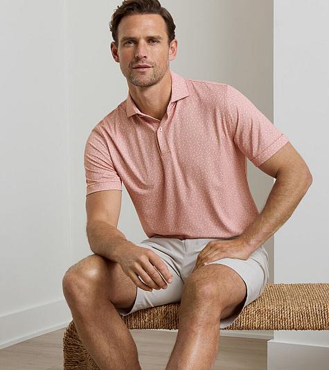 Peter Millar Casablanca Performance Jersey Golf Shirts - Tour Fit