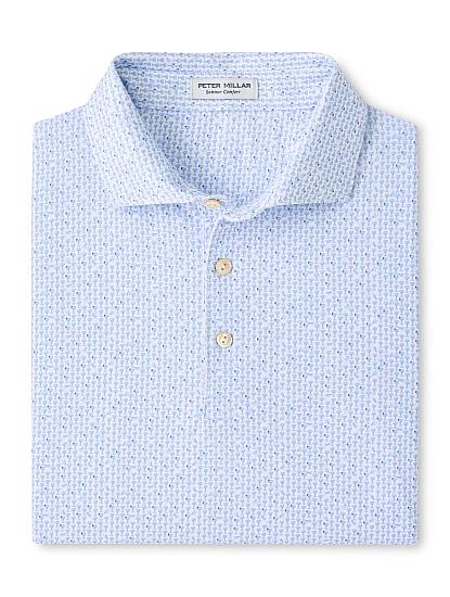 Peter Millar Paper Plane Performance Jersey Golf Shirts