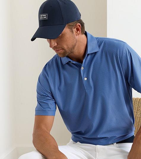 Peter Millar Grant Performance Mesh Golf Shirts