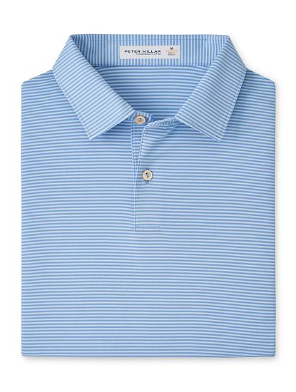 Peter Millar Featherweight Market Stripe Performance Golf Shirts