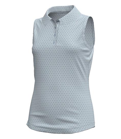 Under Armour Girls Drive Print Sleeveless Golf Shirts