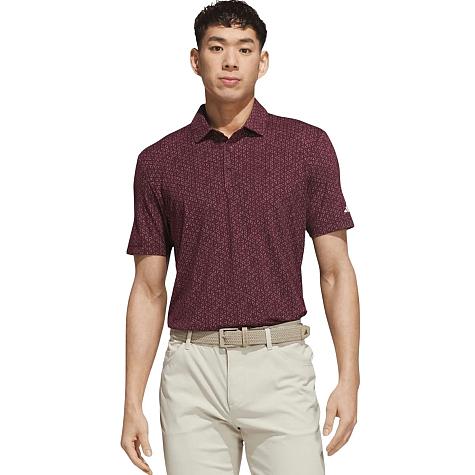 Adidas Ultimate365 Mesh Tango Print Climacool Golf Shirts