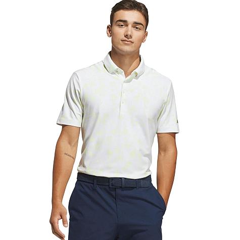 Adidas Ultimate365+ Climacool Butterspun Mighty Blossom Print Golf Shirts