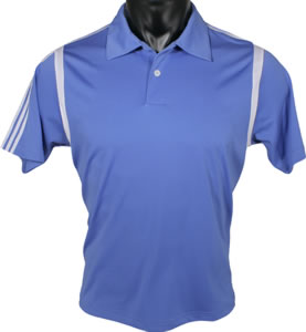 Adidas ClimaLite Color Block Junior Golf Shirts - CLEARANCE