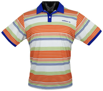 Adidas Fashion Performance Engineered Stripe Junior Golf Shirts - CLOSEOUTS