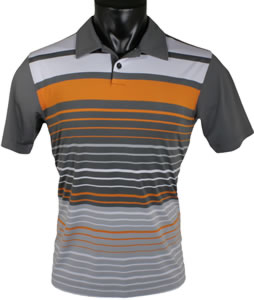 Nike Dri-Fit UV Stripe Coming Solid Going Junior Golf Shirts - SOLD OUT FOREVER