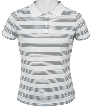 Nike Girls Dri-FIT Stripe Junior Golf Shirts - CLOSEOUTS CLEARANCE