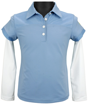 Nike Girls Layered Long Sleeve Junior Golf Shirts - CLOSEOUTS