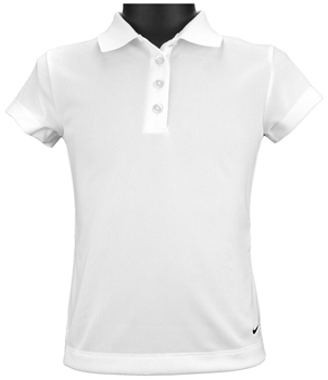 Nike Girls Dri-FIT Tech Junior Golf Shirts - CLOSEOUTS