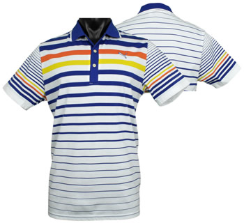 Puma Stripe Junior Golf Shirts - ON SALE!