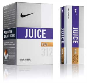 Nike Juice Plus 312 Golf Balls