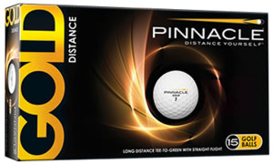 Pinnacle Gold Distance Golf Balls - 15 Pack - SOLD OUT FOREVER