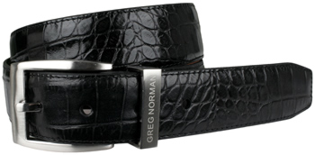 Greg Norman Signature Dress Croco Golf Belts- ON SALE!
