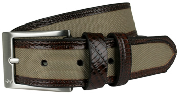Greg Norman Canvas Striped Golf Belts - CLEARANCE