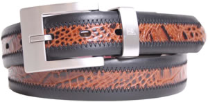 Nike Tiger Woods Collection G-Flex Croco Overlay Golf Belts - ON SALE!