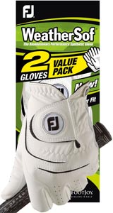 FootJoy 2010-2011 WeatherSof 2-Pack Golf Gloves - ON SALE!
