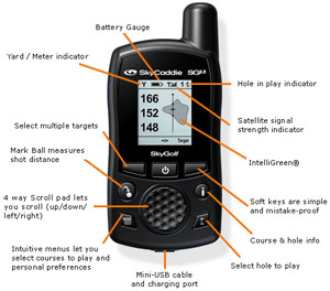 SkyCaddie SG2.5 Golf GPS System