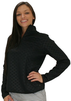 EP Pro Women's Embossed Half-Zip Golf Pullovers - CLEARANCE