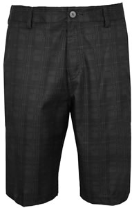 Adidas Flat Front Plaid Golf Shorts - CLOSEOUTS