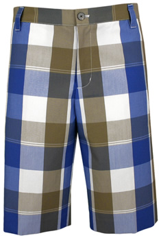 Adidas Fashion Performance Plaid Golf Shorts - CLEARANCE