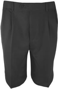 Ashworth Pleated Polyester Solid Forgive Golf Shorts - CLEARANCE