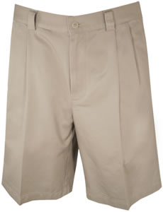 Ashworth Pleated EZ-Tech Solid Golf Shorts - CLEARANCE