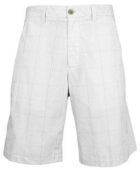 Ashworth Glen Plaid Flat Front Golf Shorts - CLEARANCE