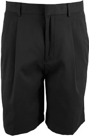 Greg Norman Microfiber Textured Pleated Golf Shorts - CLOSEOUTS