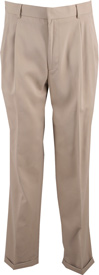 Greg Norman Microfiber Textured Pleated Golf Pants - CLOSEOUTS